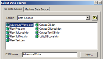 Select ODBC Datasource